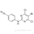Βενζονιτρίλιο, 4 - [(5-βρωμο-4,6-διχλωρο-2-πυριμιδινυλ) αμινο] CAS 269055-75-6